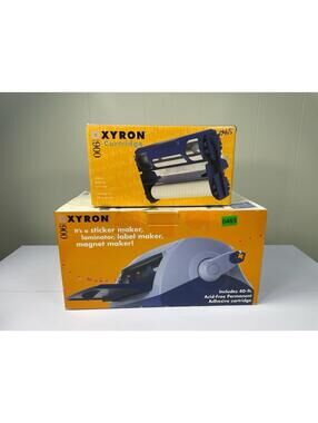 Xyron 900 Creative Station Bundle w/ 2 Cartridges 9” Sticker Laminator Kit